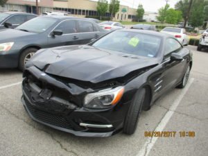 Mercedes Damage